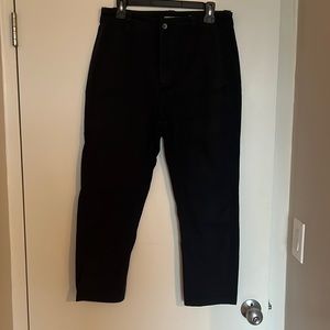 Navy Blue Vince High Rise Cargos